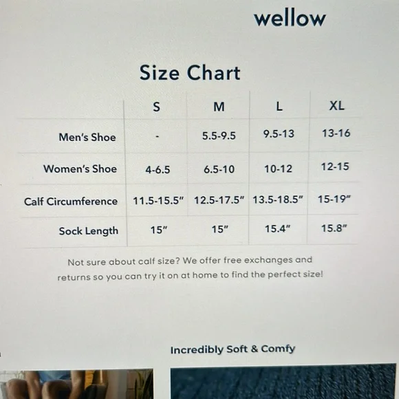 Wellow Women’s compression socks (18-25mmHg) *NWOT - Picture 7 of 8